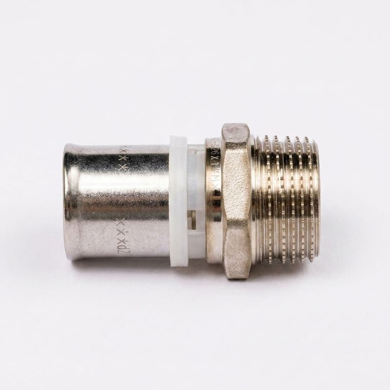 Пресс-соединитель с наружной резьбой HeatRiver 26x3/4"