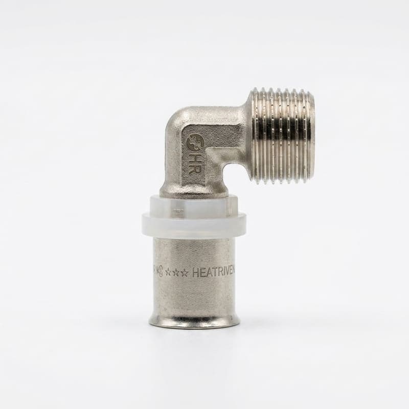 Пресс-угольник с наружной резьбой HeatRiver 16x1/2"