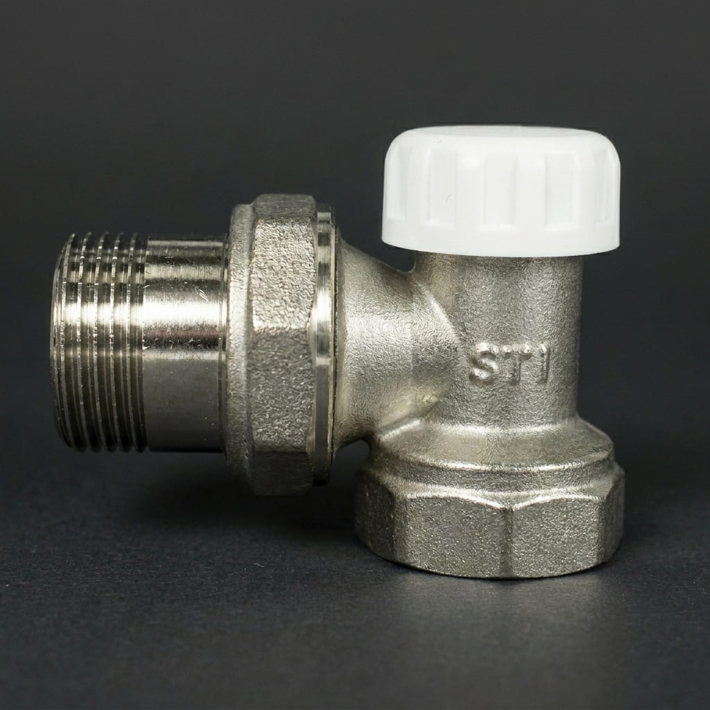 Клапан запорный STI угловой DN25